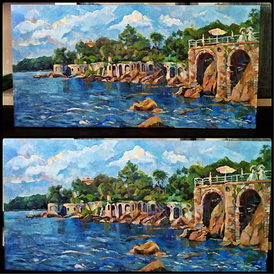 Авторские Работы: пейзаж Рапполо